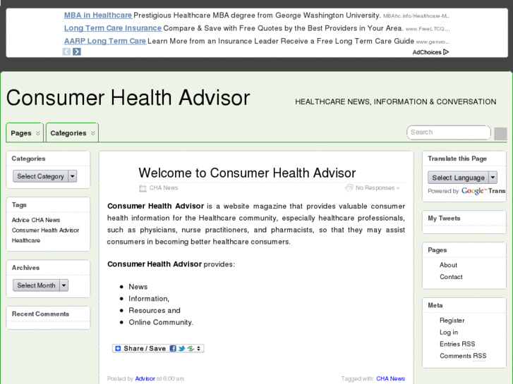 www.consumerhealthadvisor.com