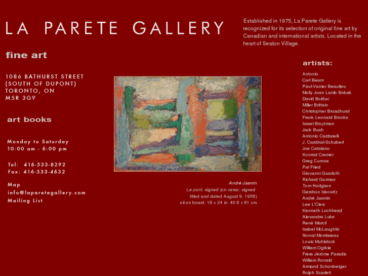 www.laparetegallery.com