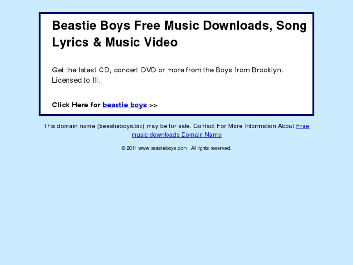 www.beastieboys.biz