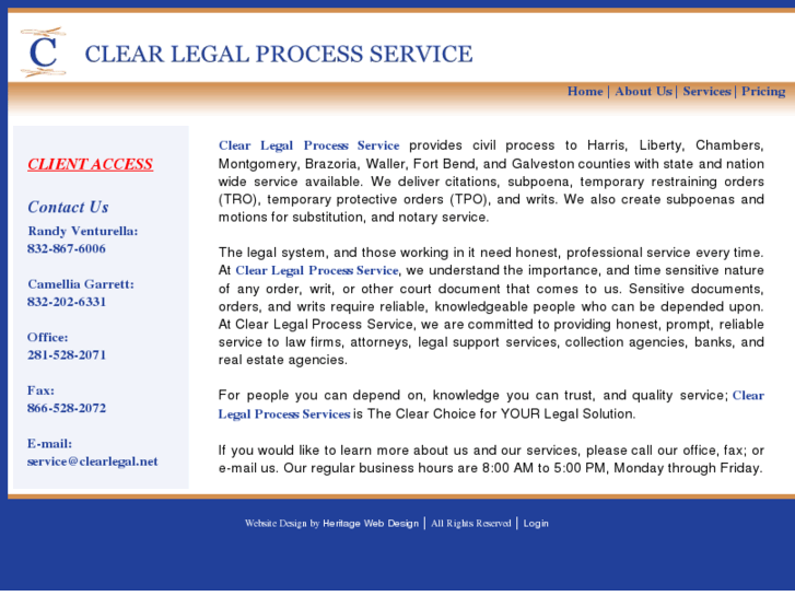 www.clearlegal.net