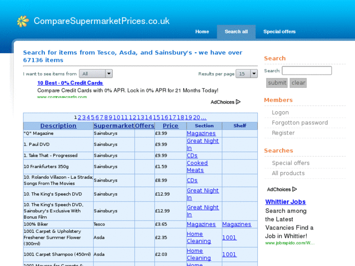 www.comparesupermarketprices.co.uk