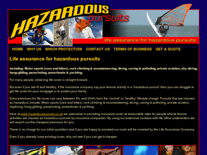 www.hazardouspursuits.com