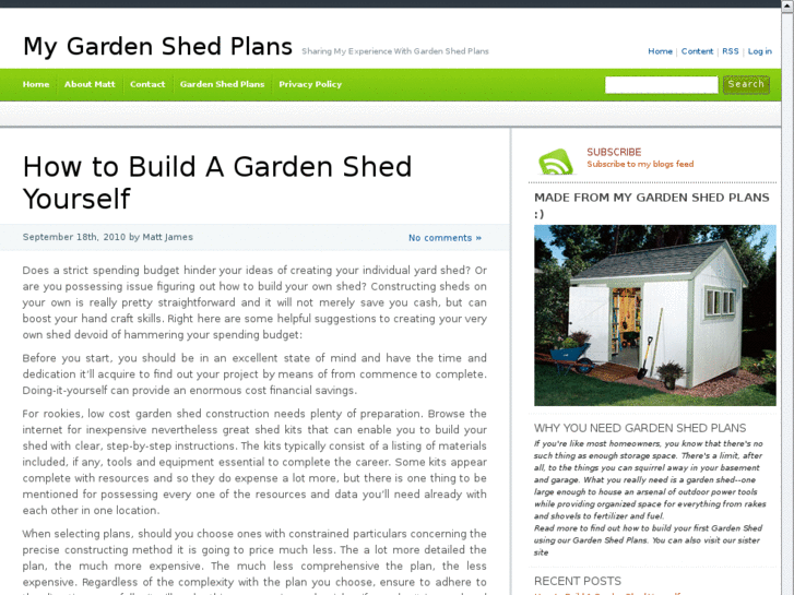 www.mygardenshedplans.info