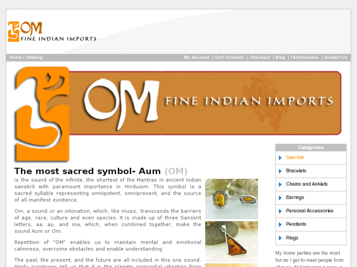 www.omfineindianimports.com