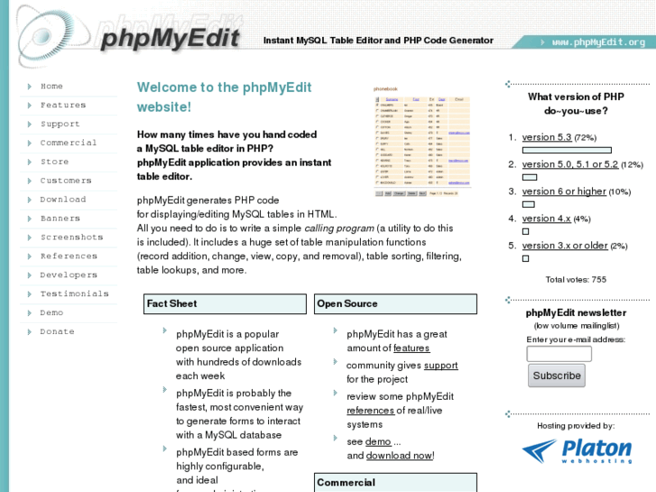 www.phpmyedit.info