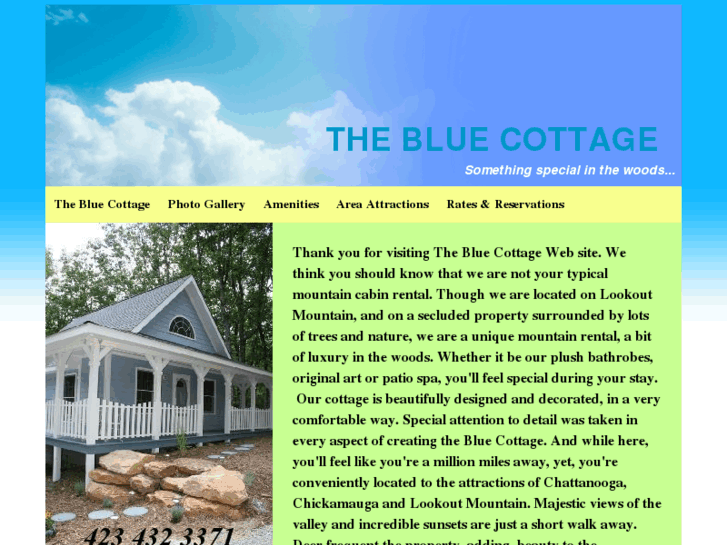 www.thebluecottagerental.com