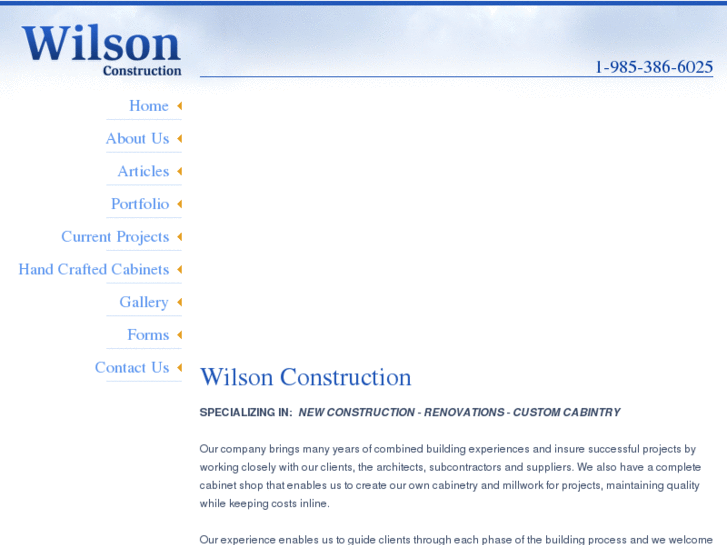 www.wilsonconstructionla.com