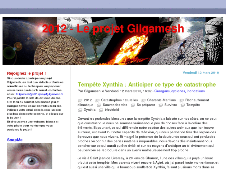 www.2012projetgilgamesh.fr