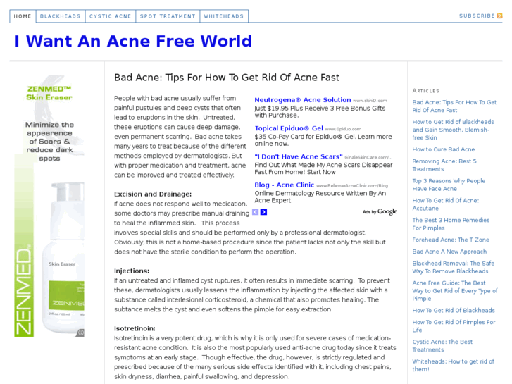 www.acnefreeworld.com