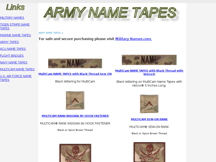 www.armynametape.com