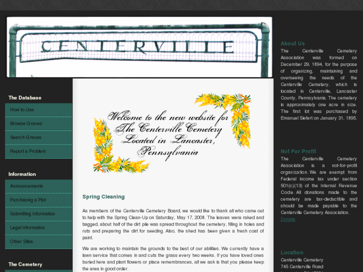 www.centervillecemetery.org