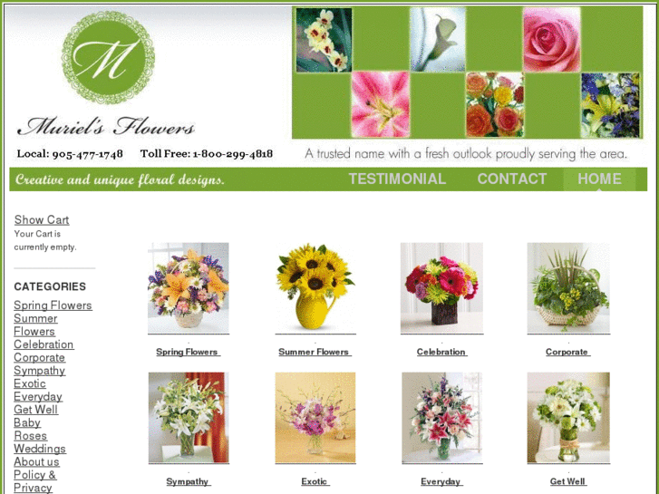 www.murielsflowers.com