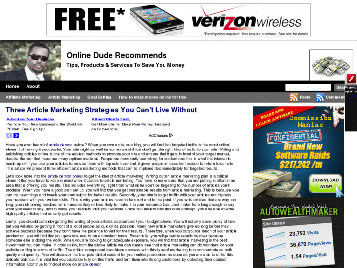 www.onlineduderecommendsblog.com