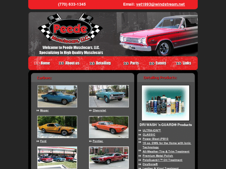 www.peedemusclecars.com