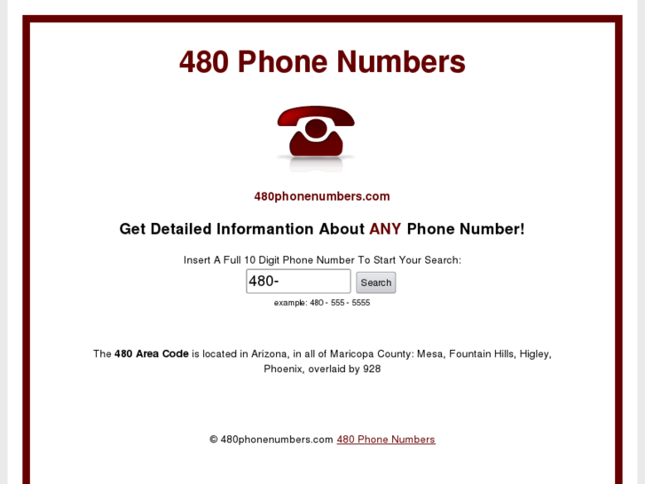 www.480phonenumbers.com