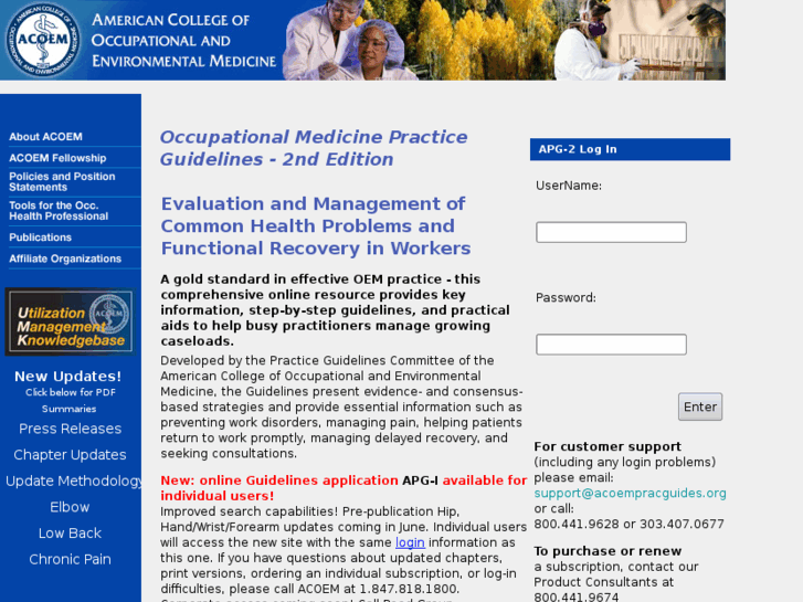 www.acoemguidelines.net