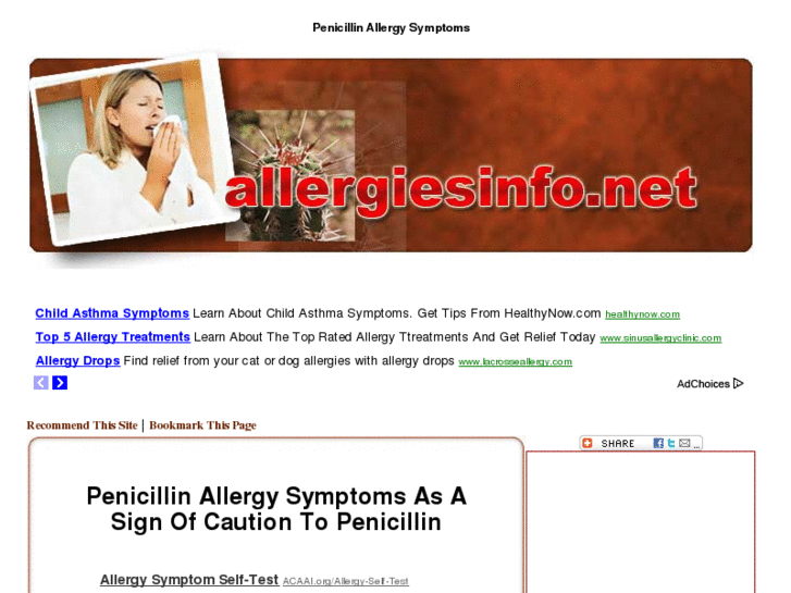 www.allergiesinfo.net