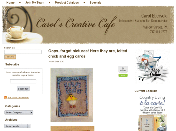 www.carolscreativecafe.com