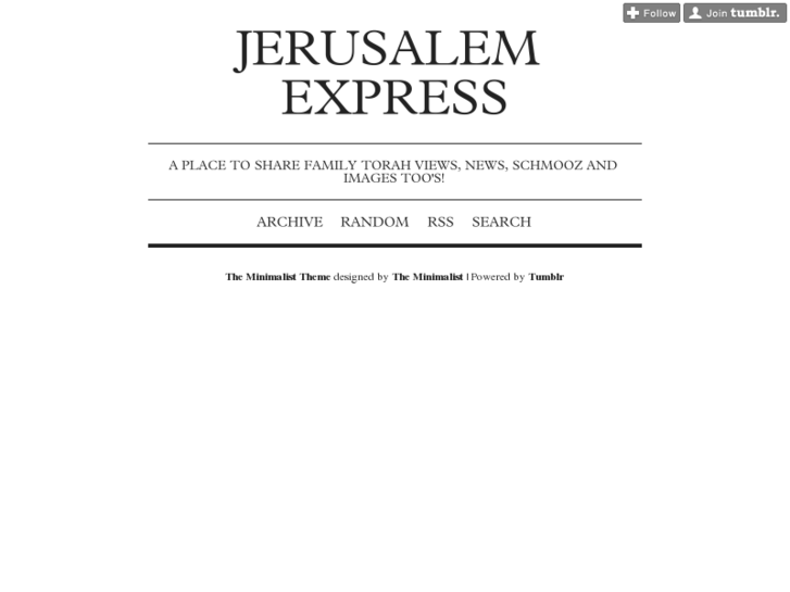 www.jerusalemexpress.org