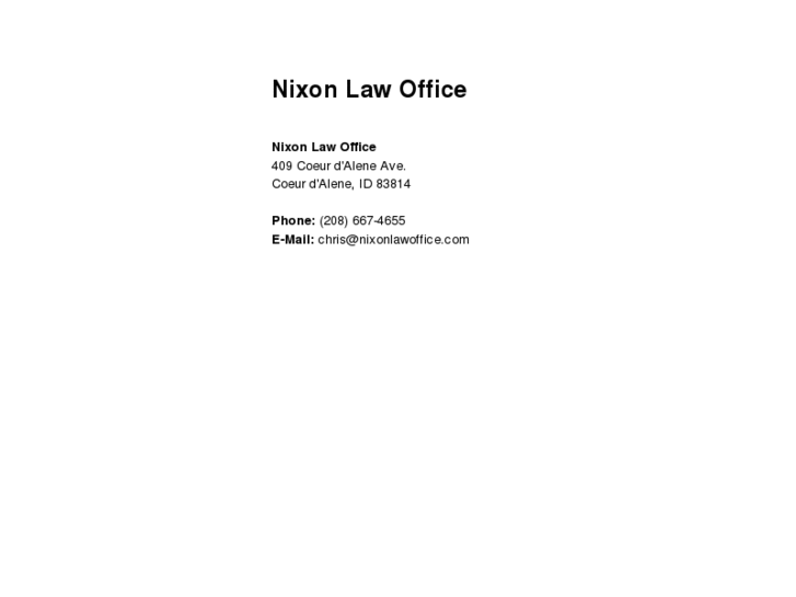 www.nixonlawoffice.com