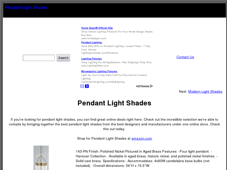 www.pendantlightshades.com