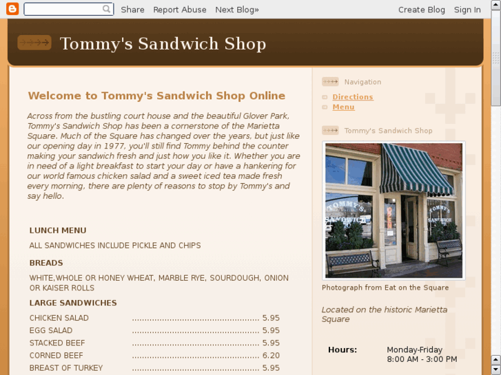 www.tommyssandwichshop.com