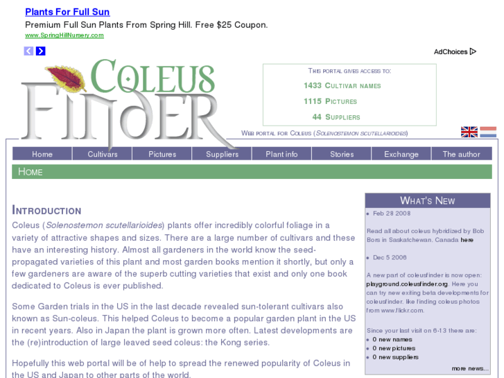 www.coleusfinder.org