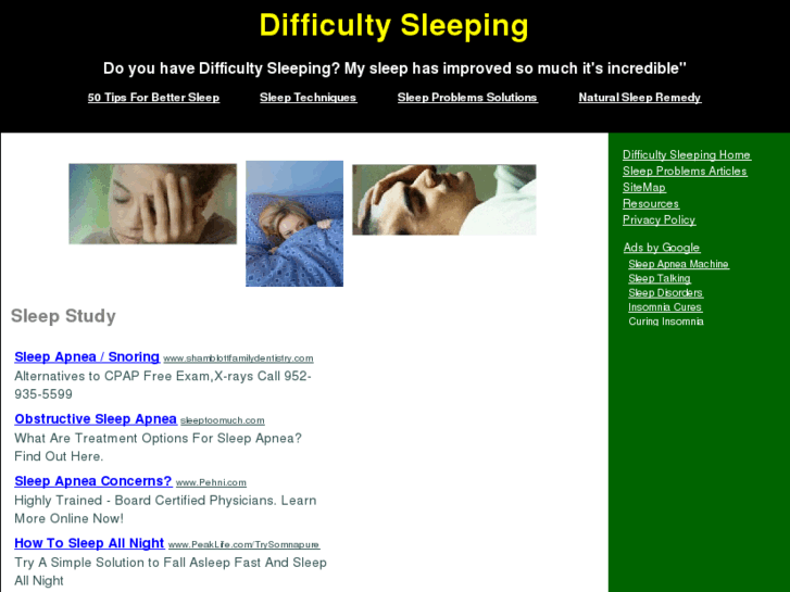 www.difficultysleeping.net