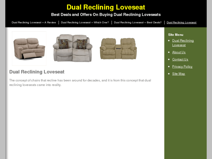 www.dualrecliningloveseat.net