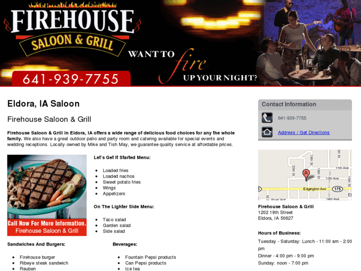 www.firehousesaloonandrestraunteldora.com