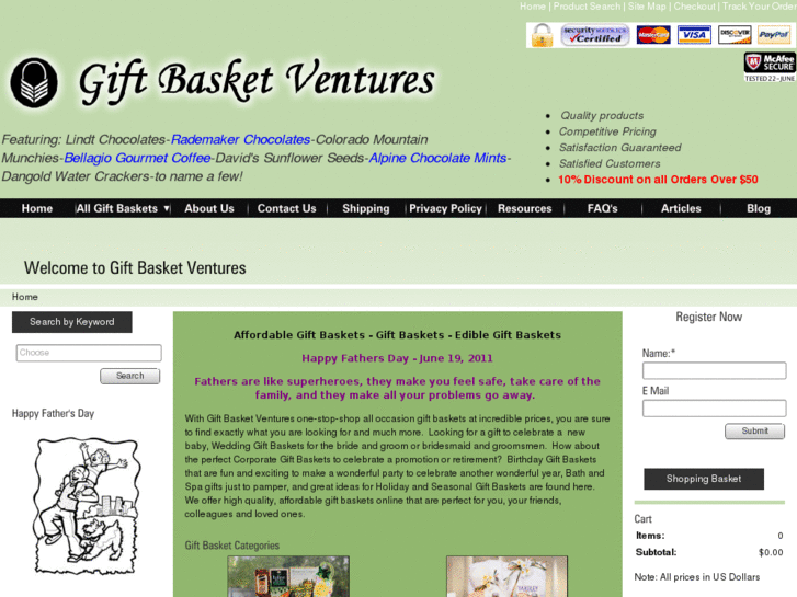 www.giftbasketventures.com