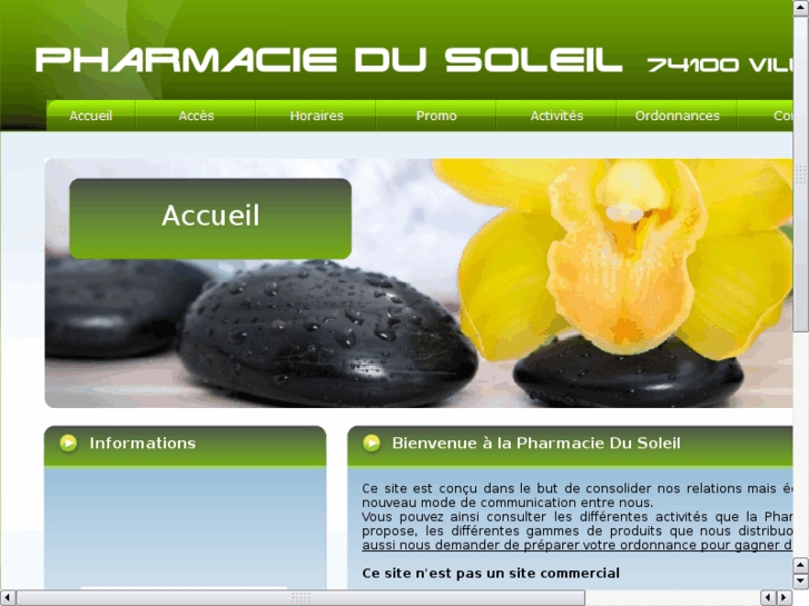 www.pharmaciedusoleil74100.com