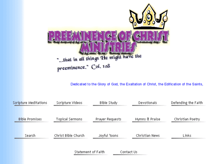 www.preeminenceofchrist.org