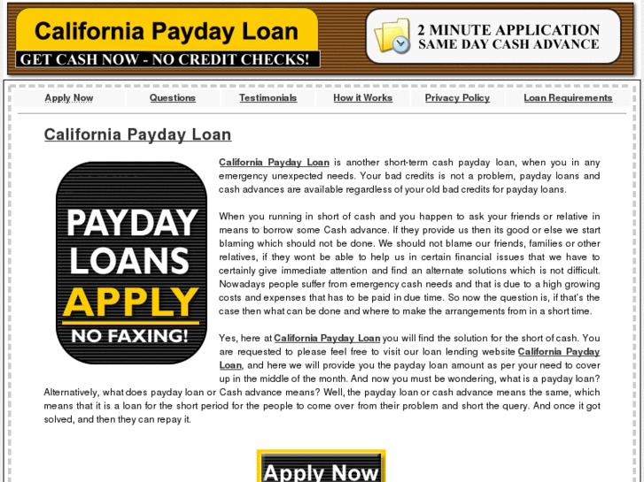 www.california-paydayloan.com