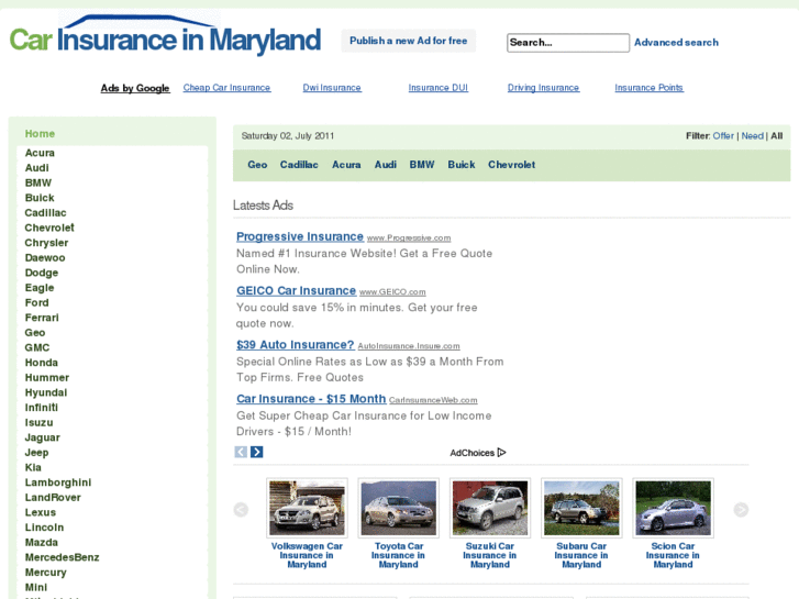 www.carinsuranceinmaryland.info