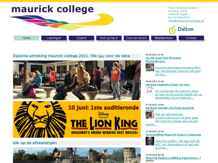 www.maurickcollege.net