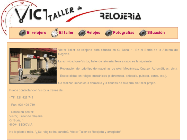 www.victortallerderelojeria.com