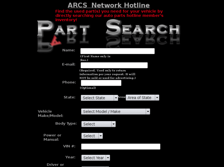 www.arcpartsearch.com