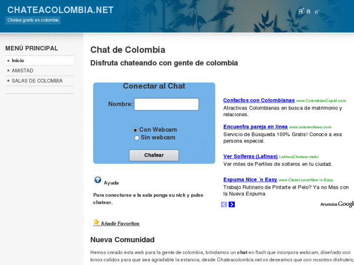www.chateacolombia.net