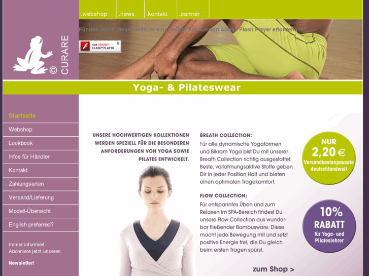 www.curare-yogawear.com