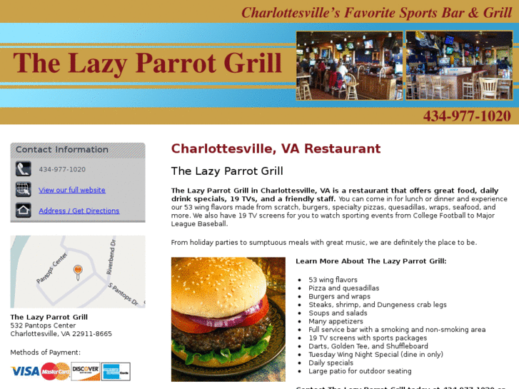 www.lazyparrotva.com