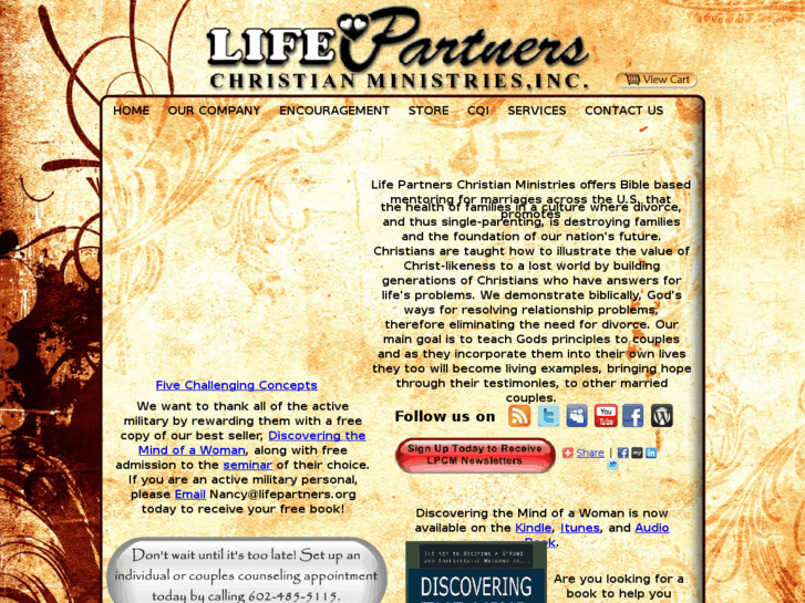 www.lifepartnerschristianministries.com