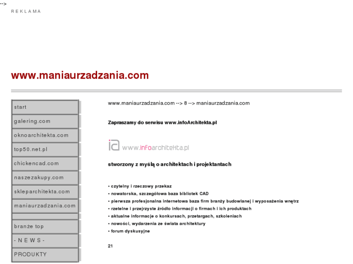 www.maniaurzadzania.com