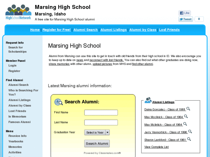 www.marsinghighschool.com