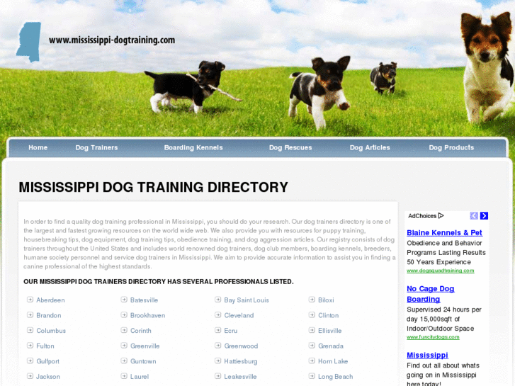www.mississippi-dogtraining.com