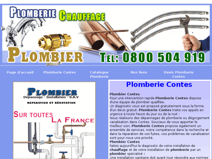 www.plombiercontes.net