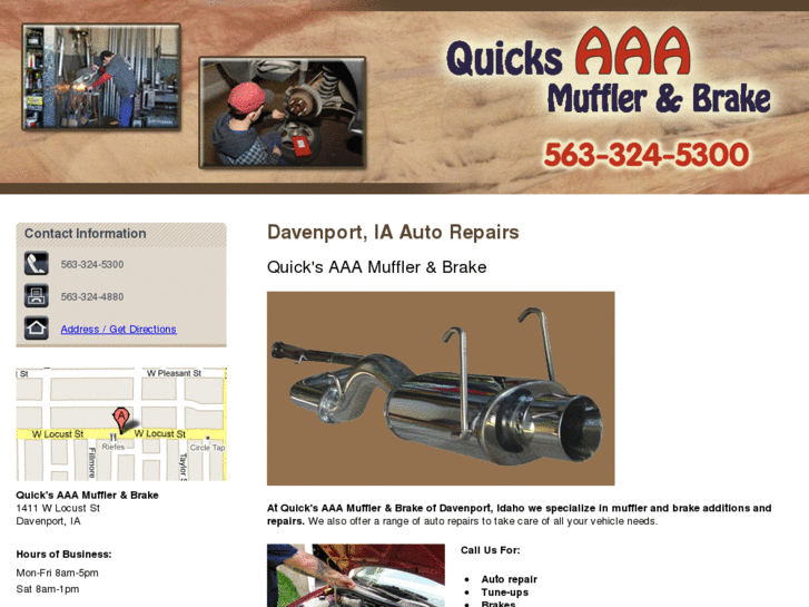 www.quicksaaamufflerandbrake.com