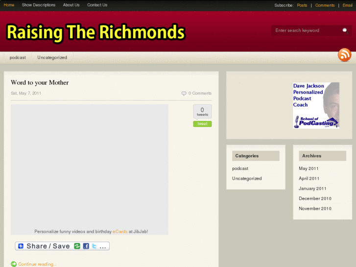 www.raisingtherichmonds.com