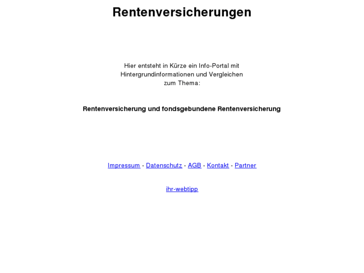 www.rentenversicherungen.org