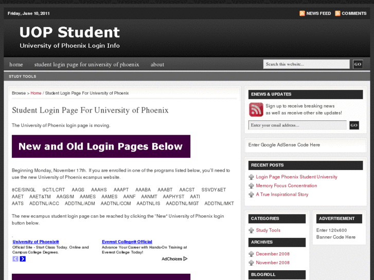 www.uopstudent.com